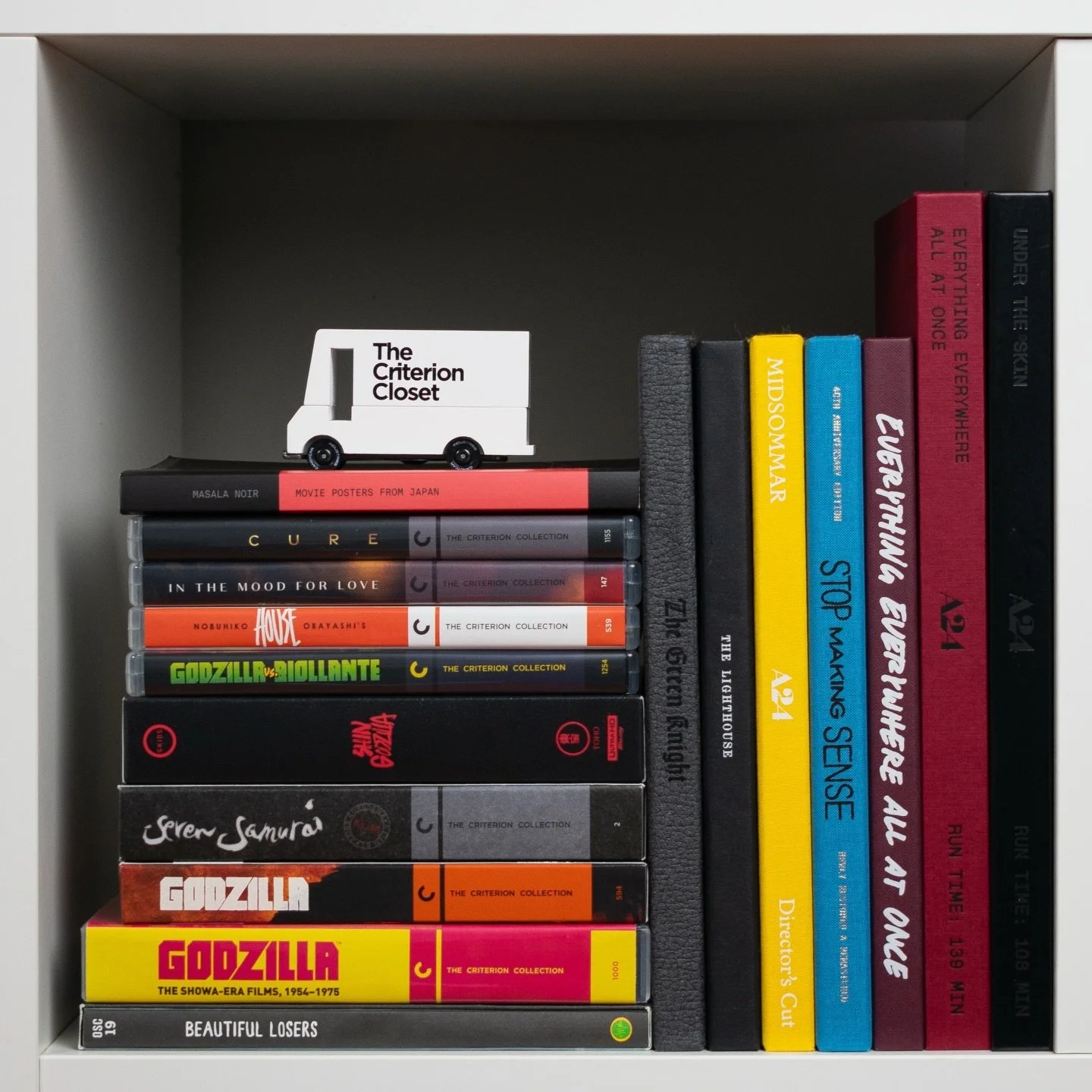 The physical media collection just keeps on growing 💿 SOMEbody (*ahem* @cash4oneness *ahem*) has pretty specific taste in media 

#criterioncollection #physicalmediaforever