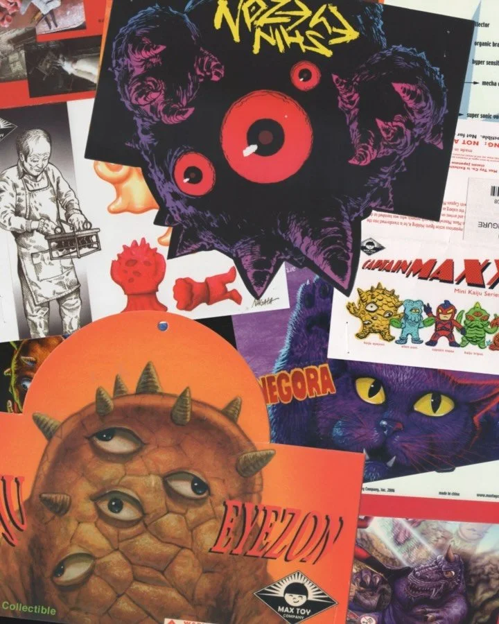 It doesn&rsquo;t get talked about enough, but the artwork included in vinyl toy packaging is always such a vibe. With the recent announcement that Mark Nagata&rsquo;s @maxtoyco will be closing up shop this year, we figured there was no better place t