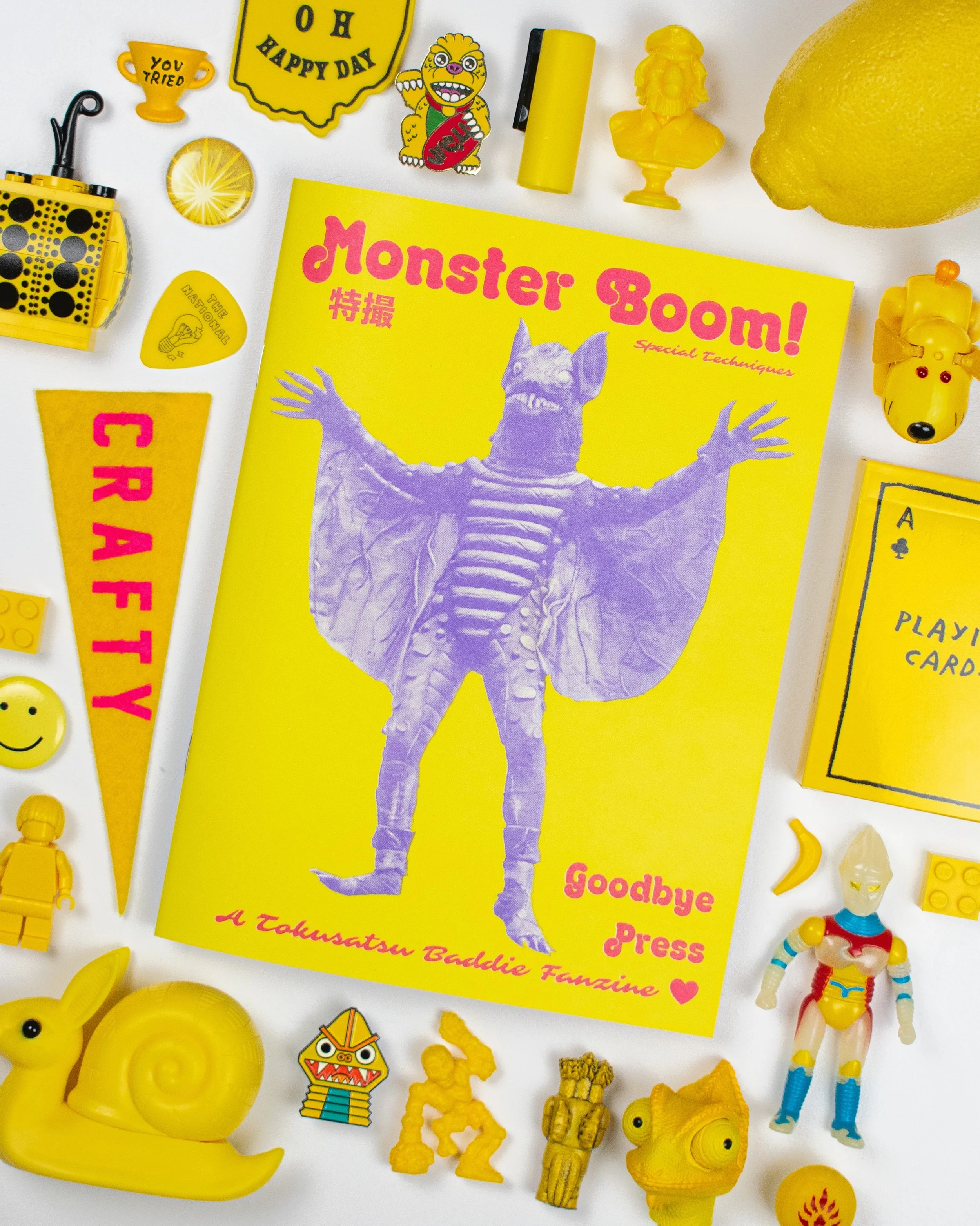 ✅ risograph ✅ tokusastsu ✅ fan zine
We had no choice but to add @goodbye_press&rsquo; MONSTER BOOM to our weird stuff collection 🤓