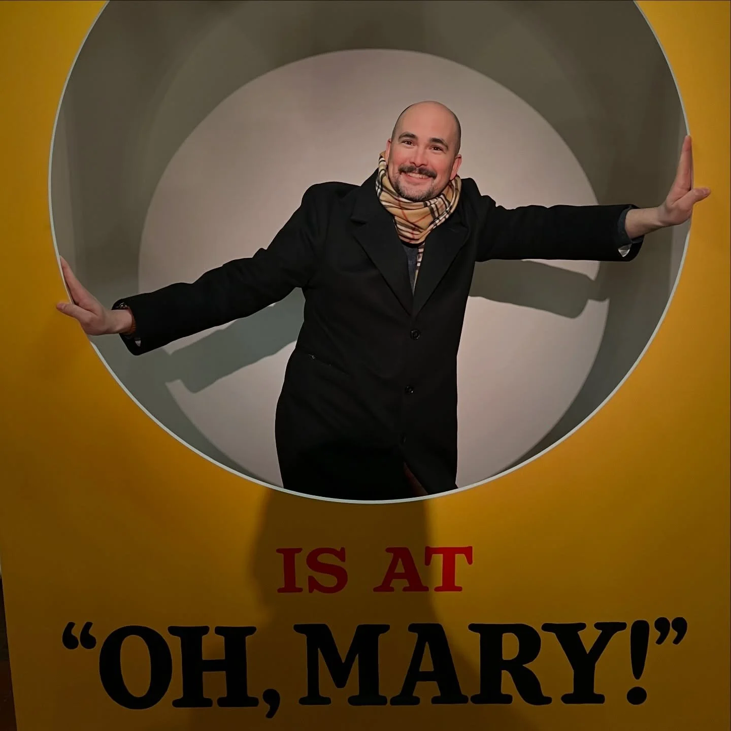 It&rsquo;s cold as hell in NY but inside the theater, it&rsquo;s Monsoon Season! I was so lucky to get to see the INCREDIBLE @thejinkx in Oh Mary! My cheeks hurt from laughing so hard at this play