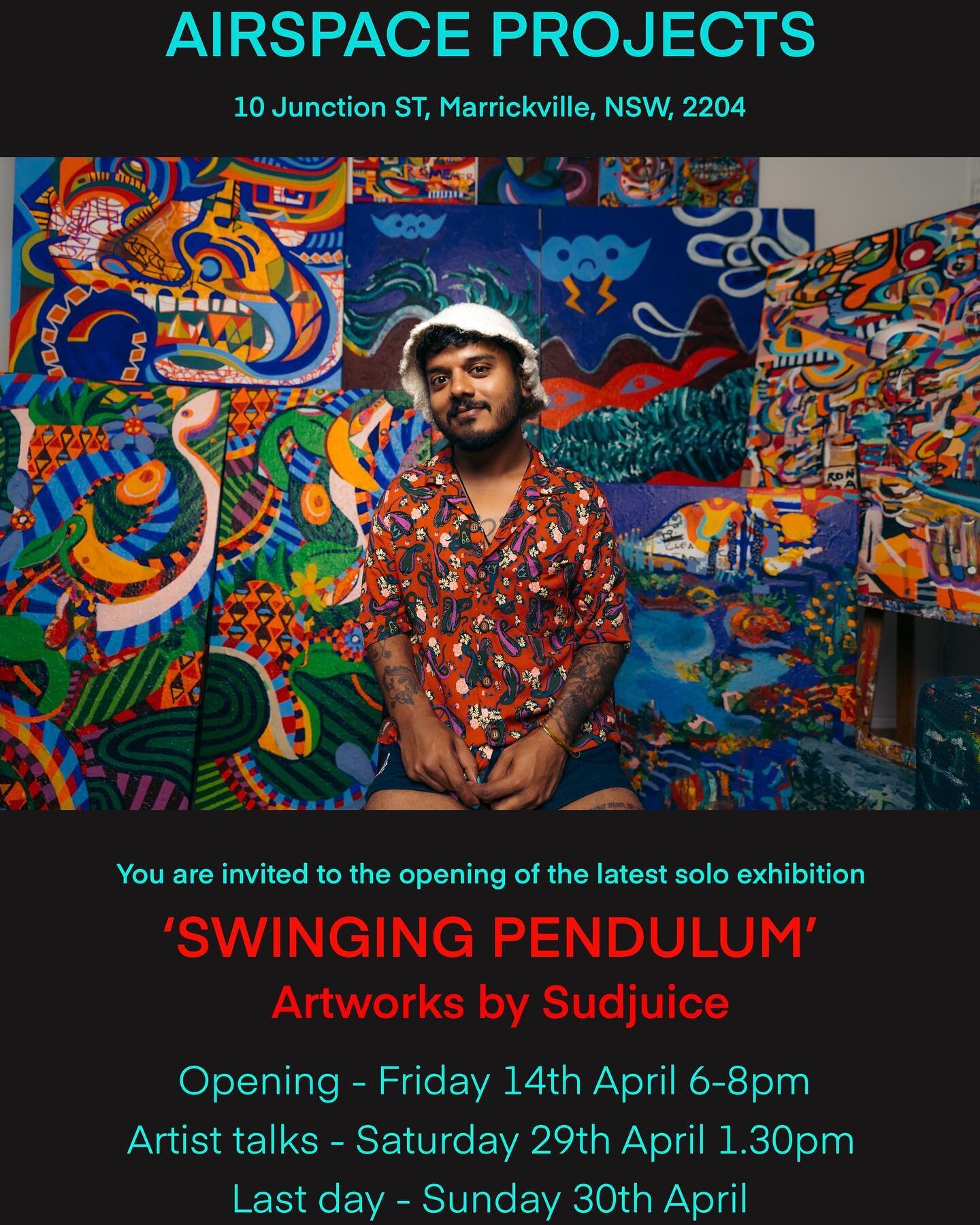 Next Friday is the opening of &lsquo;swinging pendulum&rsquo; at @airspaceprojects . 
Gotta say, it&rsquo;s been a minute since I&rsquo;ve had an exhibition, so I&rsquo;m kinda getting nervous 🐒.

Also you should know that  @zfenndelberg , @emilio_0