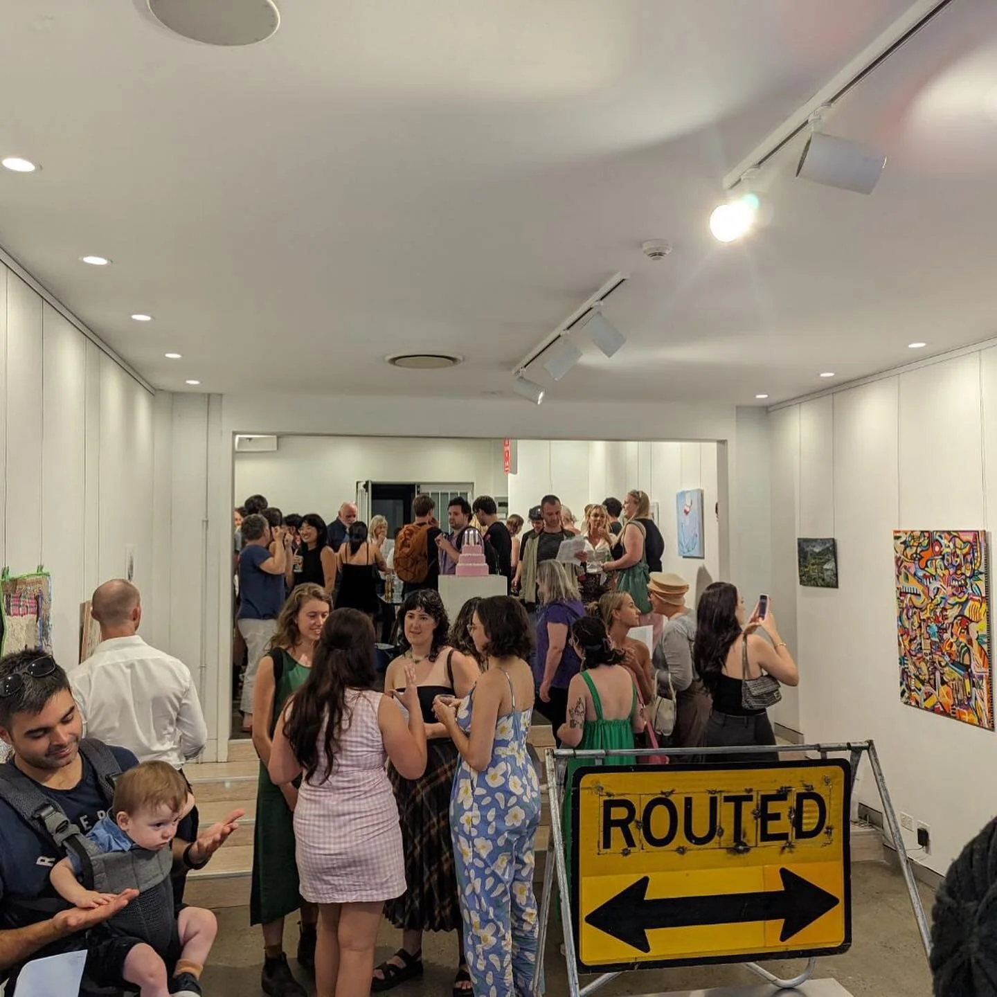 @studioartes staff exhibition at the M2 Gallery (PART 1) .
Safe to say last night was a wild one! So many people came and supported us, it made me think what an honour it was to be part of the first annual staff exhibition. Seriously proud of our bea