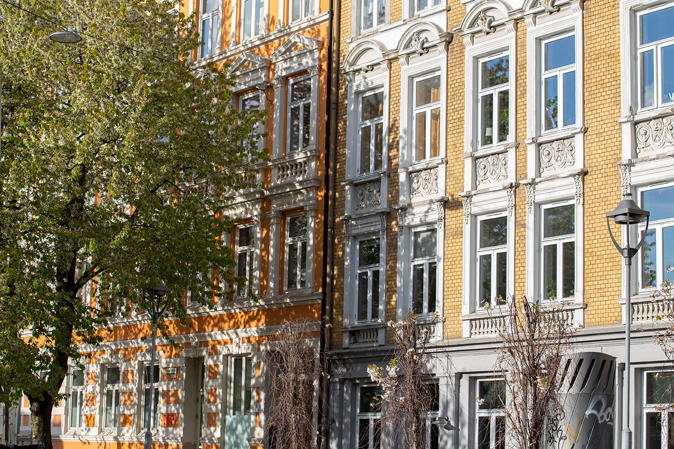 Vandring på Torshov (kommunale boligbygg), avslutning med kafébesøk