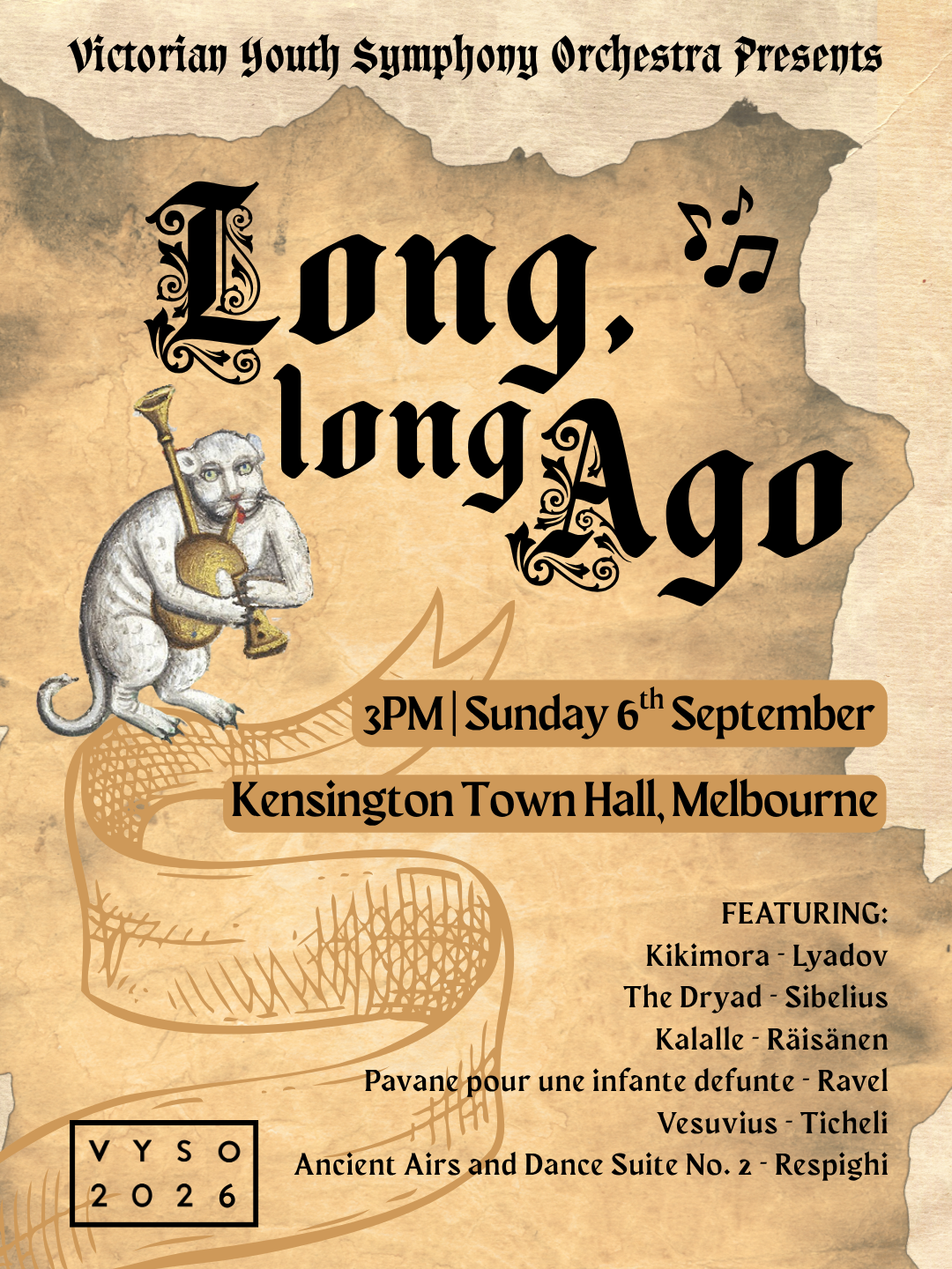 Long Long Ago VYSO Concert 2026