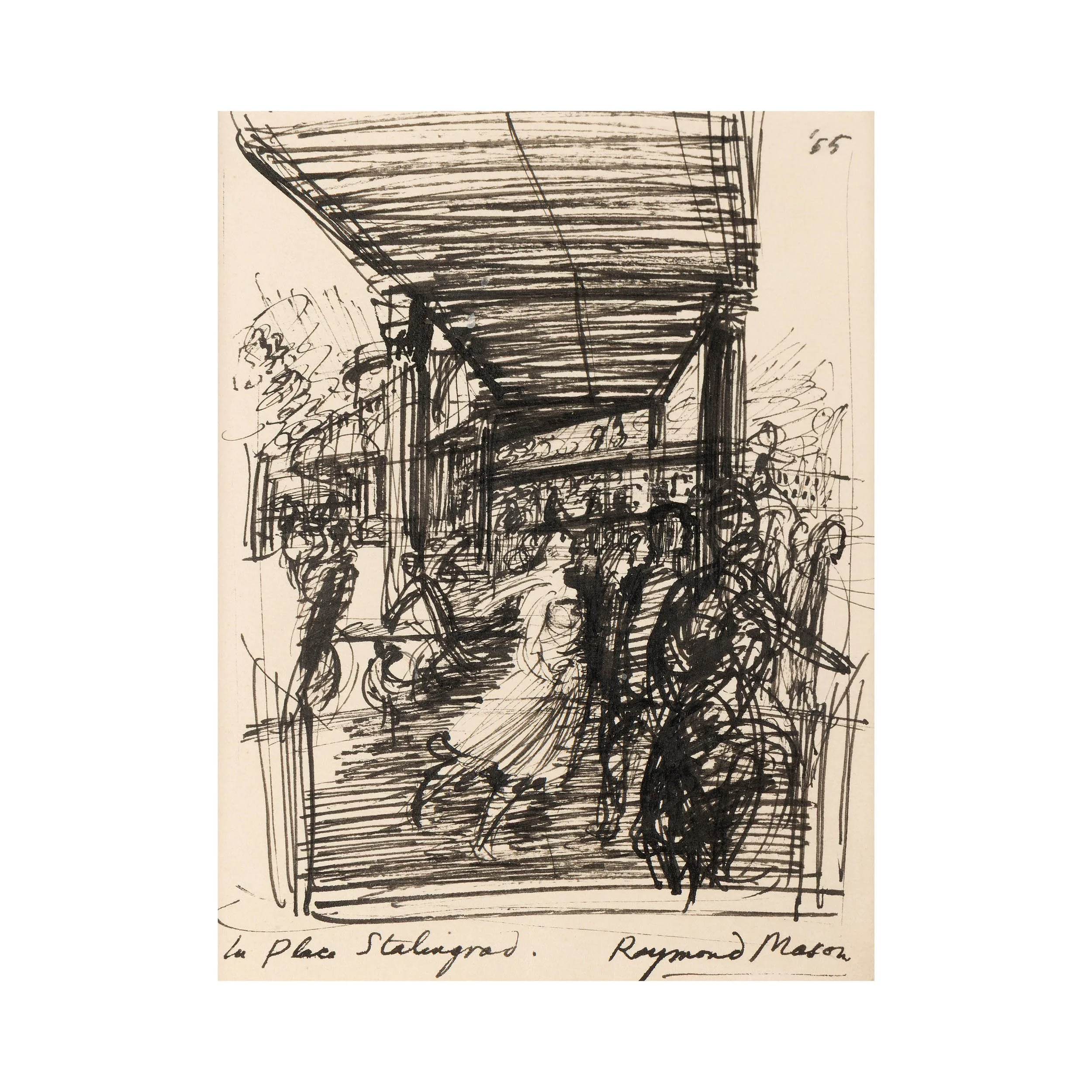 Raymond Mason. La place Stalingrad, 1955