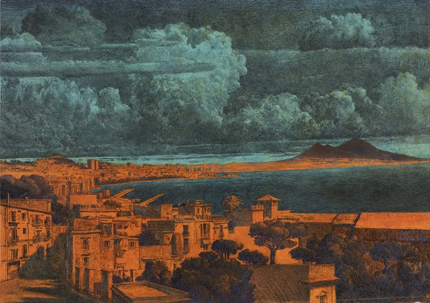 Charles-Élie Delprat, Souvenirs de la baie de Naples, depuis l’Ouest, 2025
