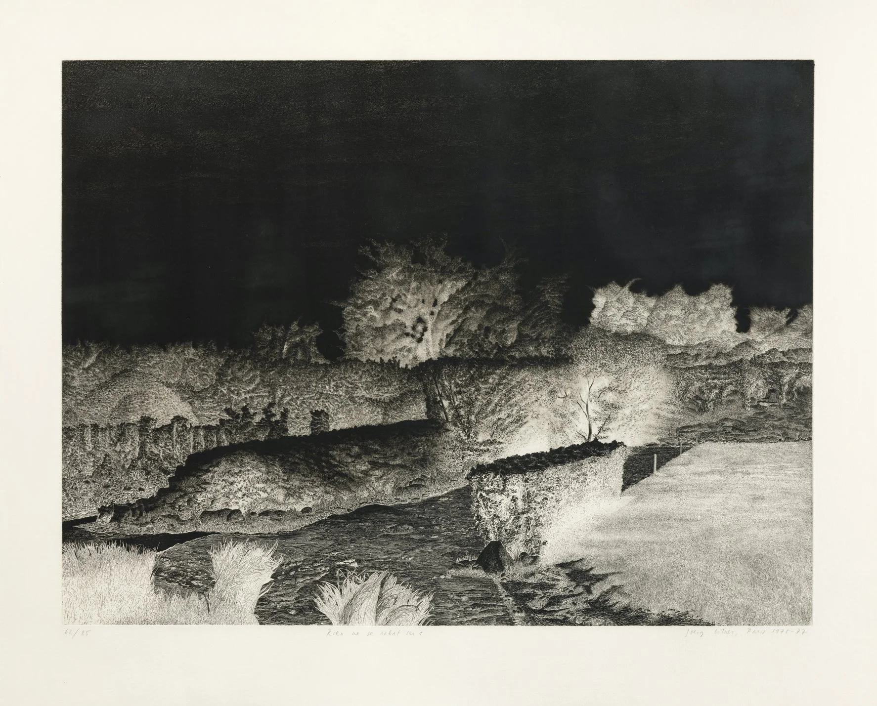 Joerg Ortner. Rien ne se rabat sur 1, 1975–1977