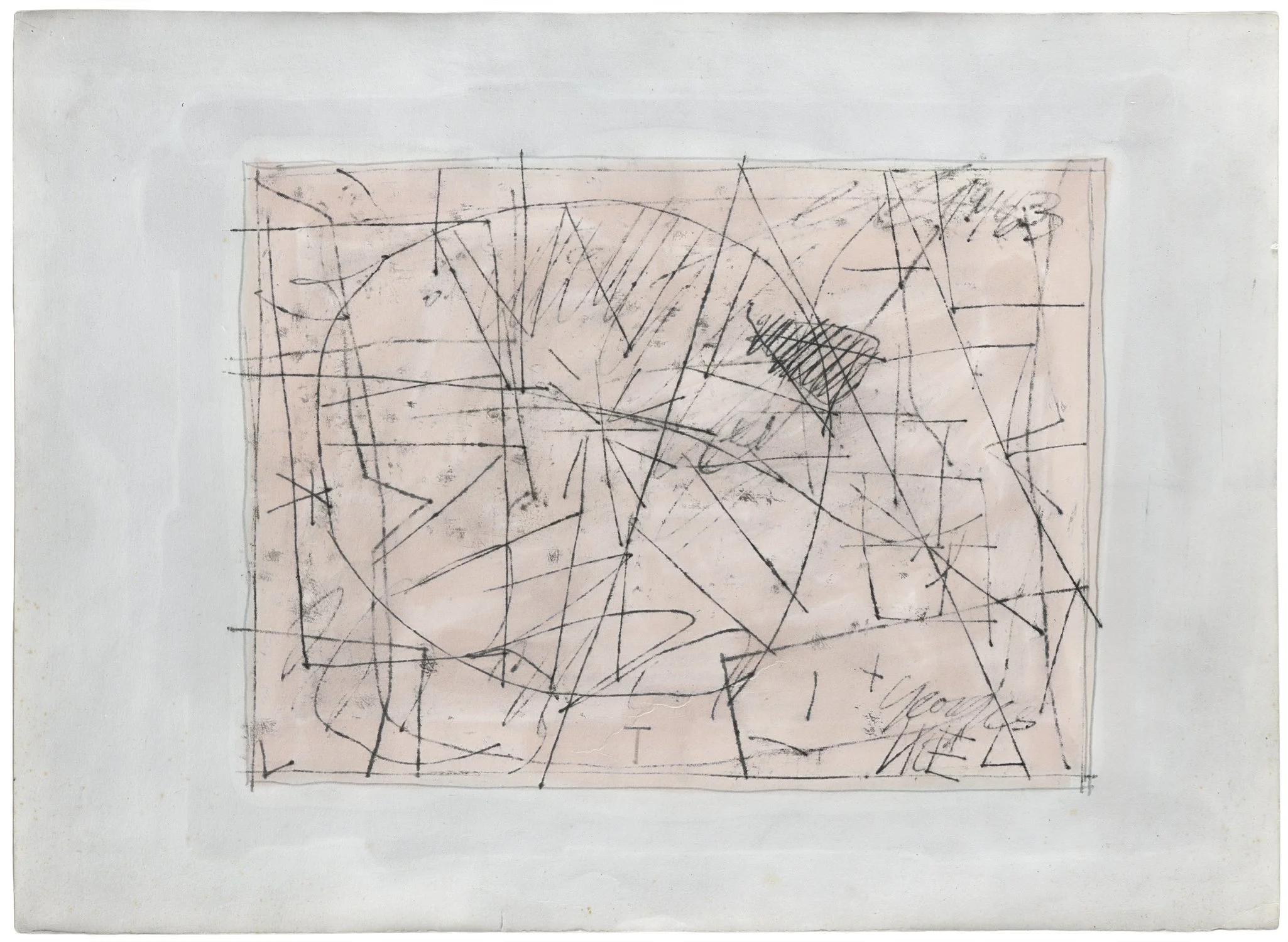 Georges Noël, Inouï rose n°2, 1963 (GN06)