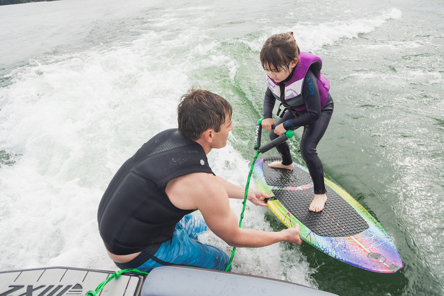 How to Wakesurf With a Kid  