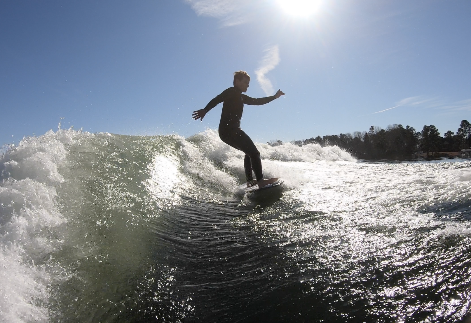 Do you struggle on the 360? #wakesurf #wakesurfing #summer