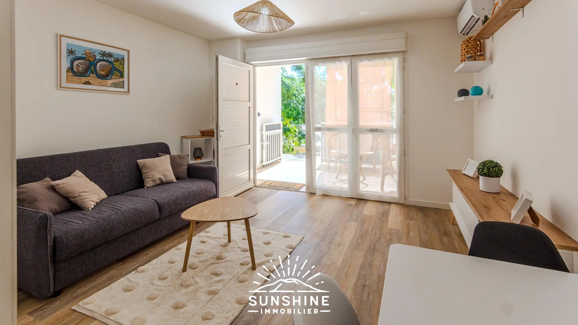 Appartement T1 meublé avec Terrasse résidence les Cœurs de l’Océan | Actuellement loué