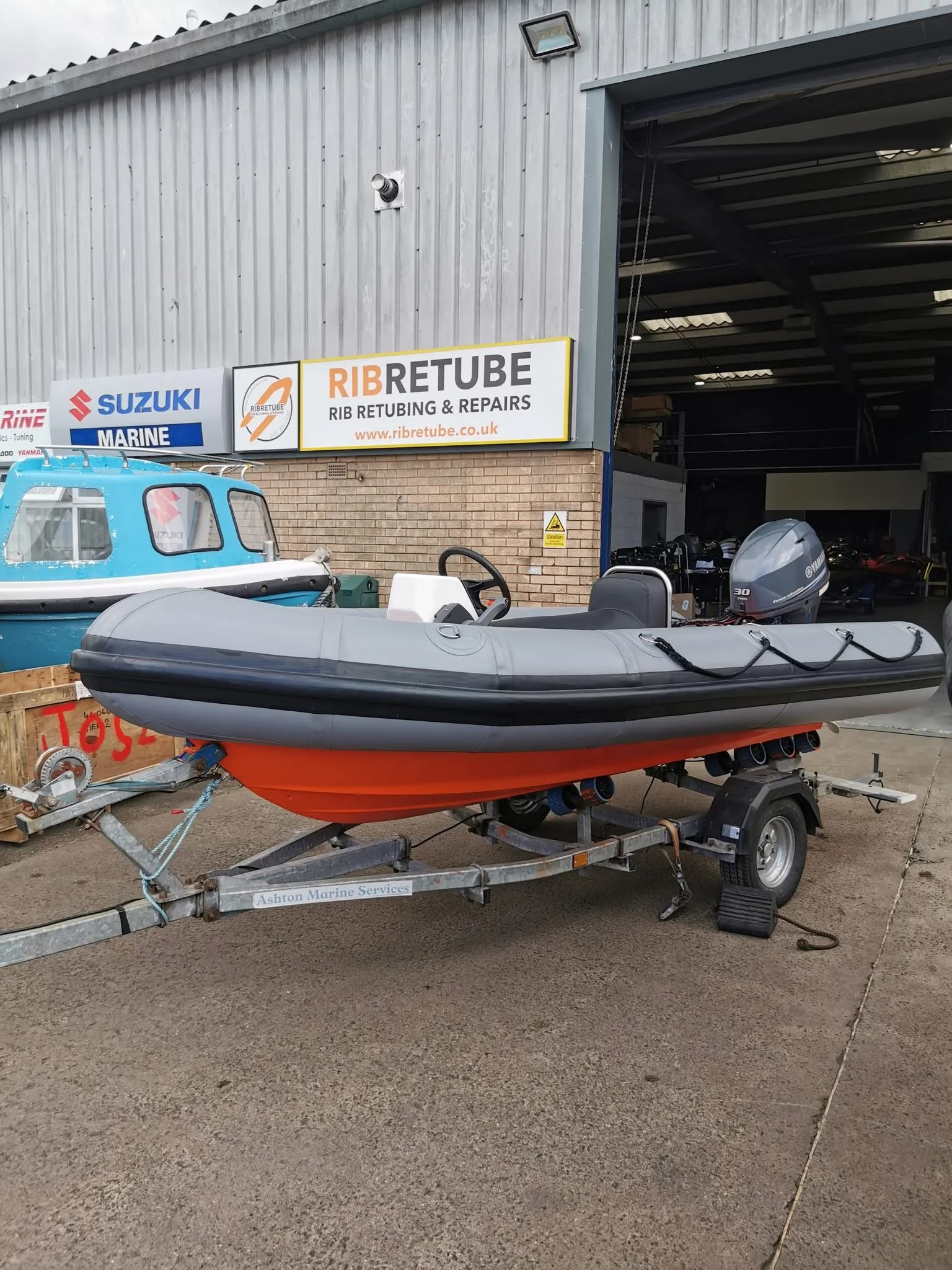 Searider Rib Upgrade Work