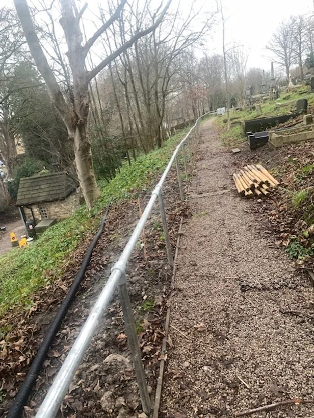 Thank you Wade’s Charity for our new 50 metre handrail