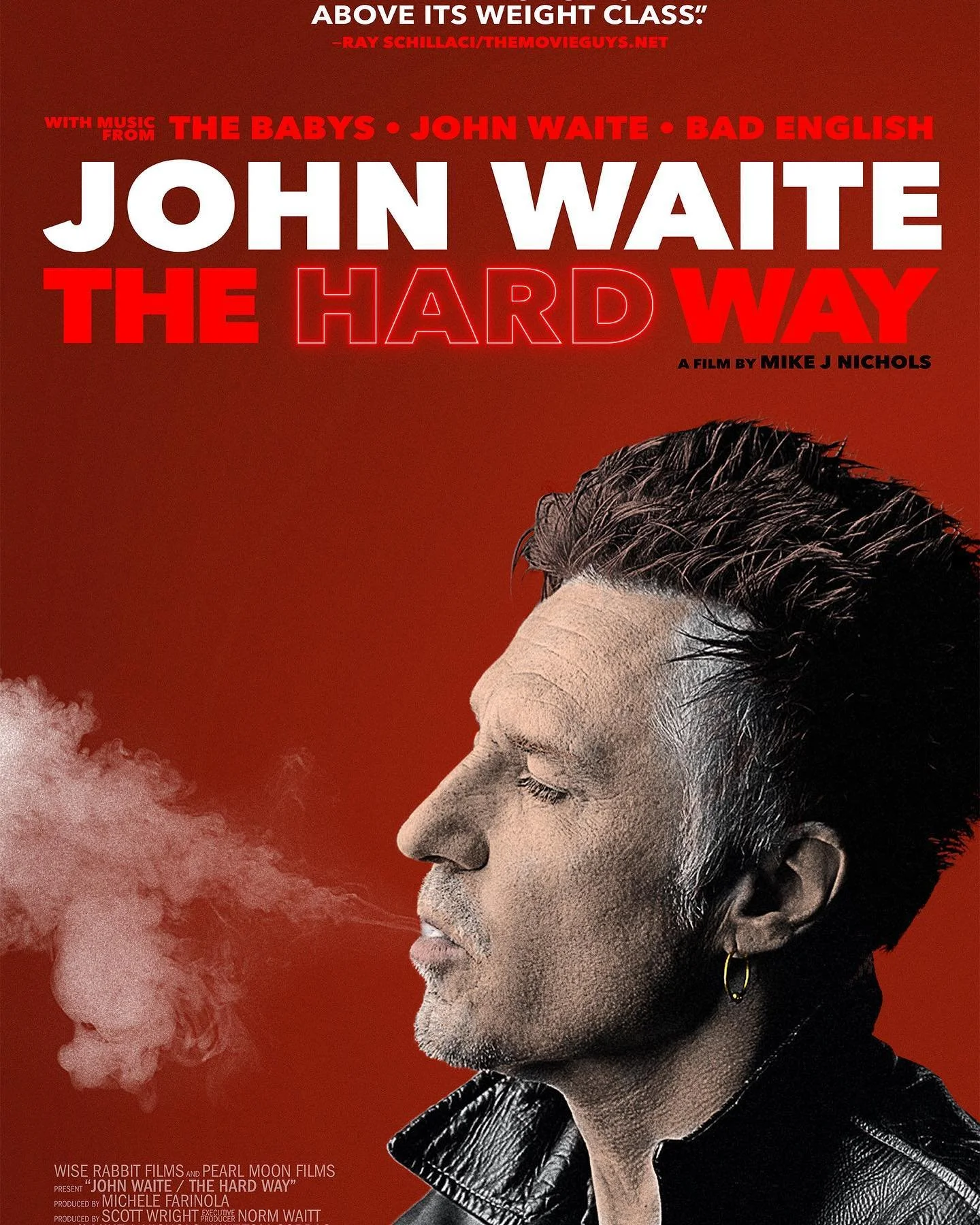 Proud to share tomorrow&rsquo;s release of the new documentary film: John Waite The Hard Way, directed by Mike Nichols, produced by Scott Wright, (3 Days of Glory); Michele Farinola,(LInda Ronstadt: The Sound of My Voice), Music Supervision @trishlbo