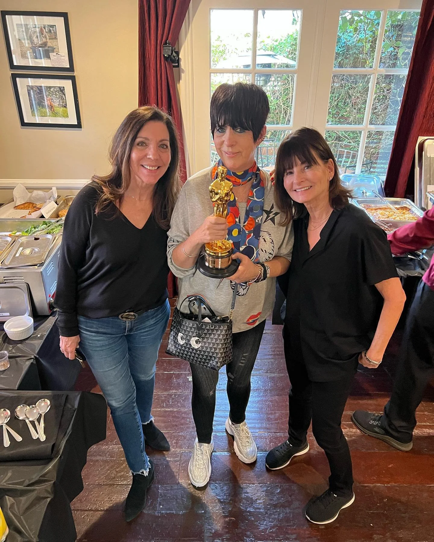 Amazing to celebrate with the awesomely, brilliantly, talented @dianewarren - 13 Academy Award Nominated songs led to this Oscar!  The Lifetime Achievement Oscar; and she's the first songwriter ever to do so! Congratulations Diane on receiving this h