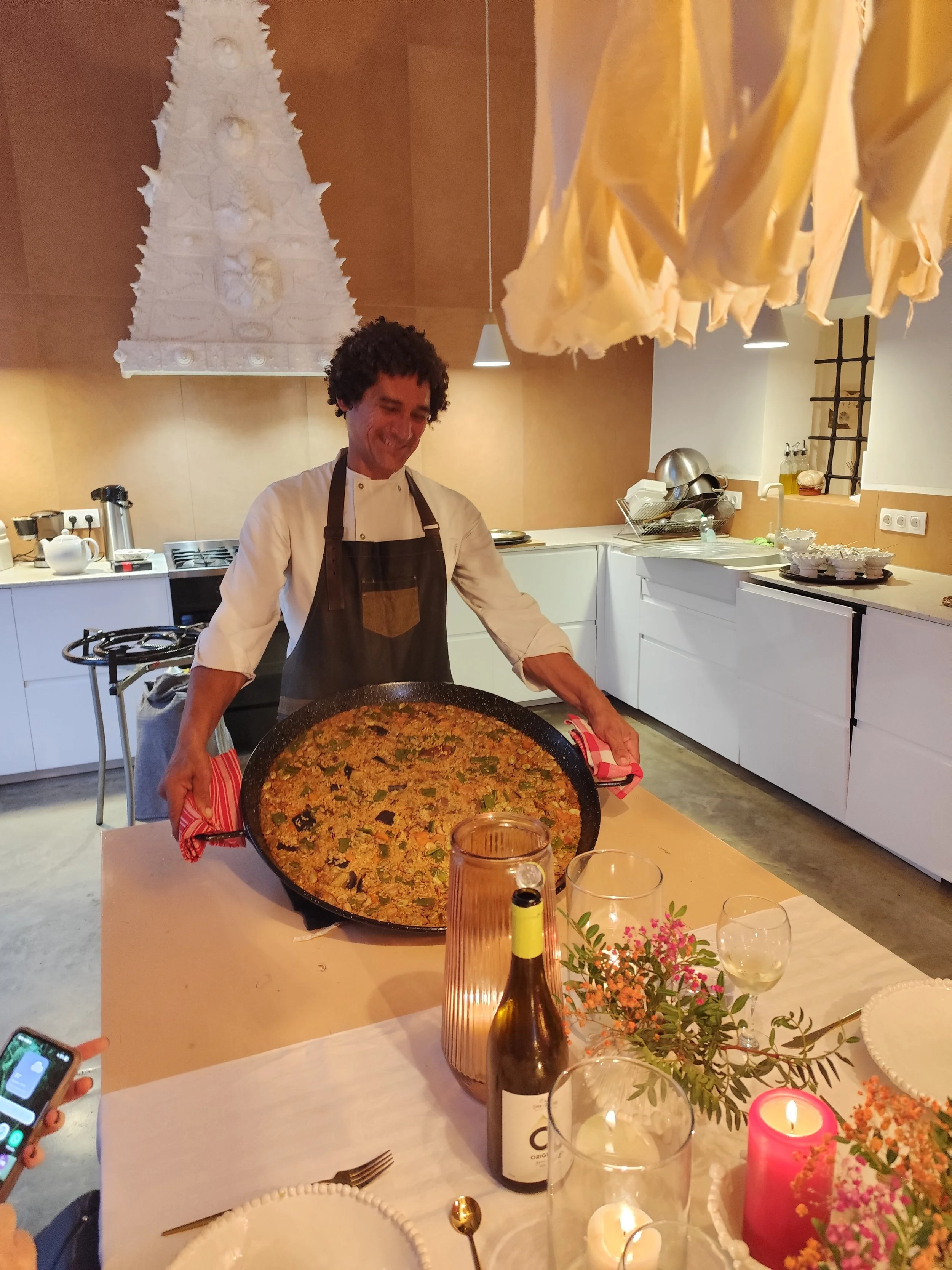 Fabricio private chef at GetCalmer Women\s Retreat at Soul Farm Mas els Igols