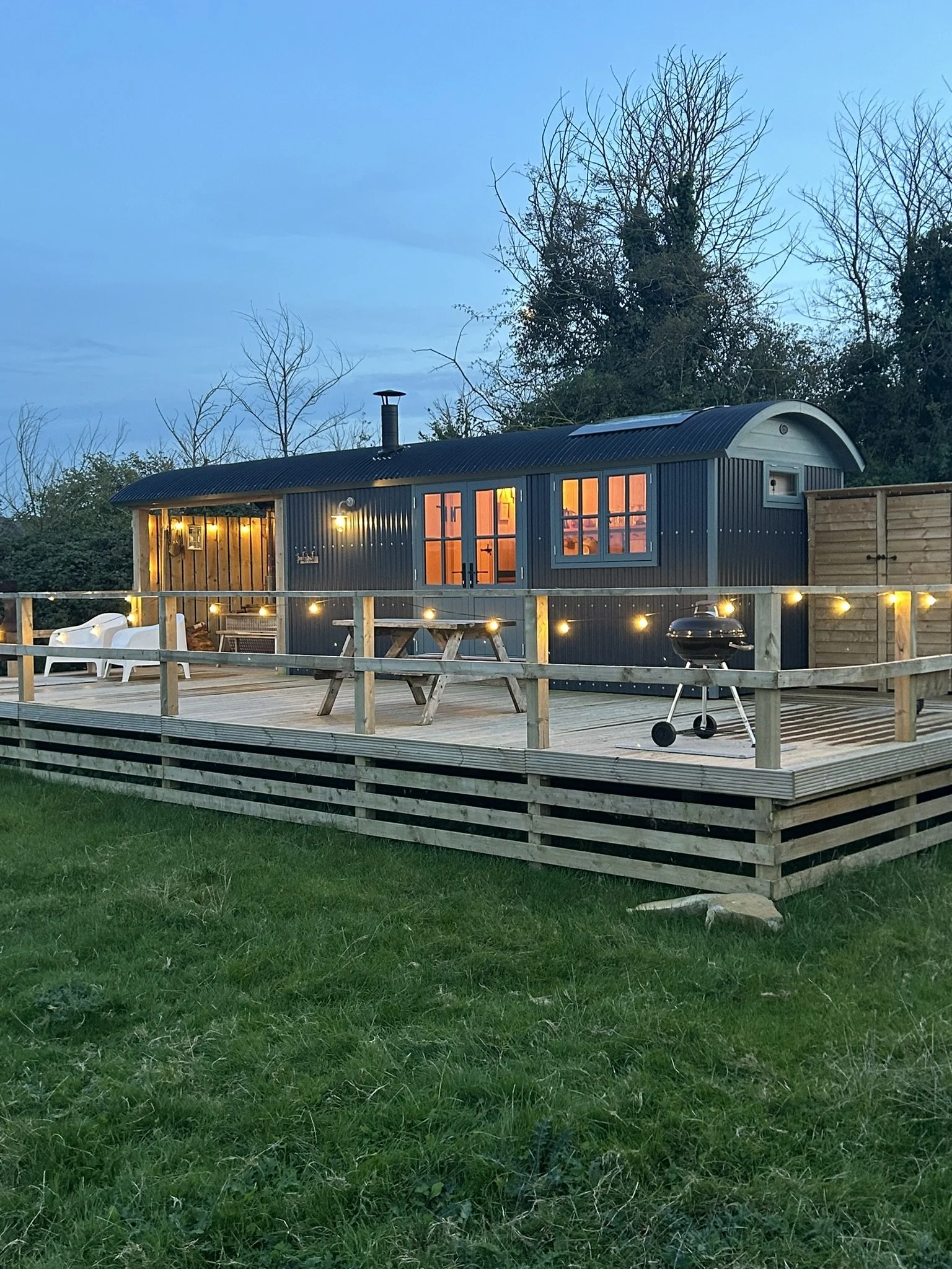 Luxury Sherpherd's Hut at Old rectory house Somerset