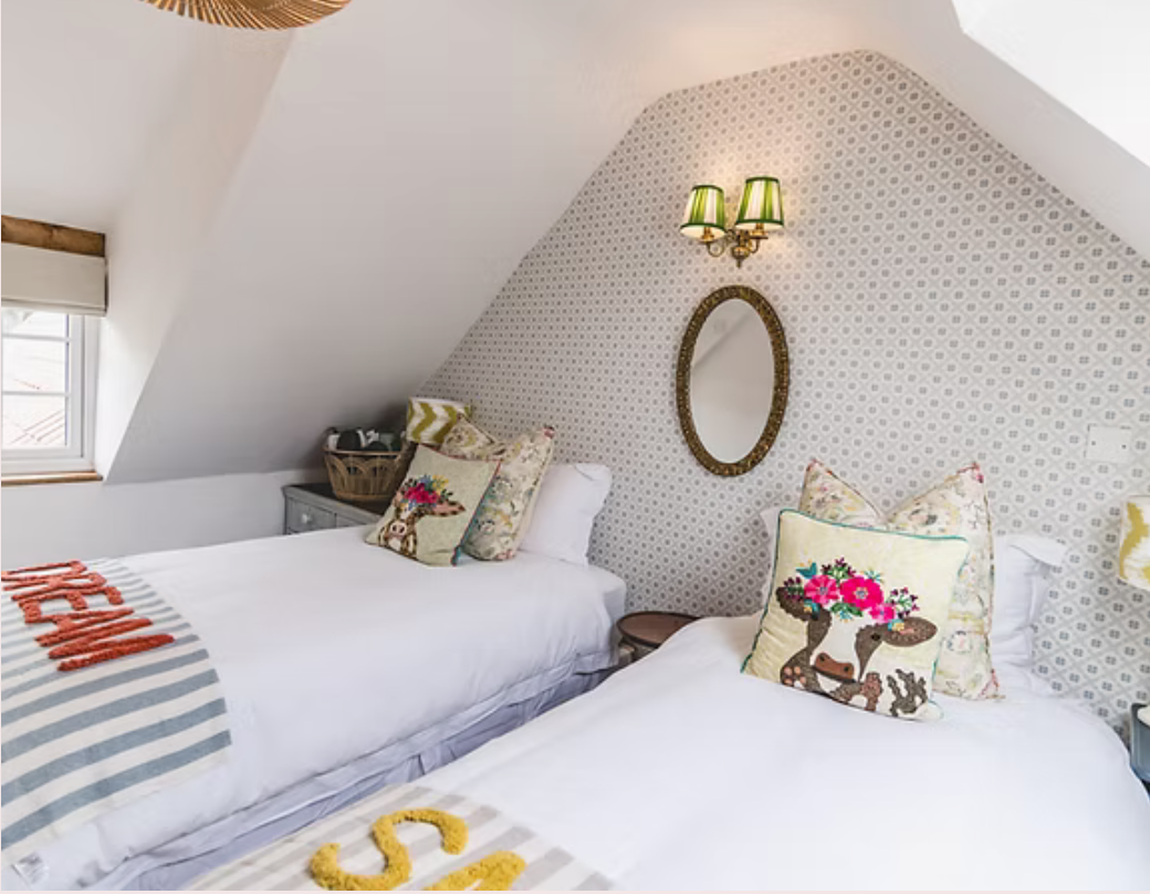 Twin Room at Old Rectory House Somerset