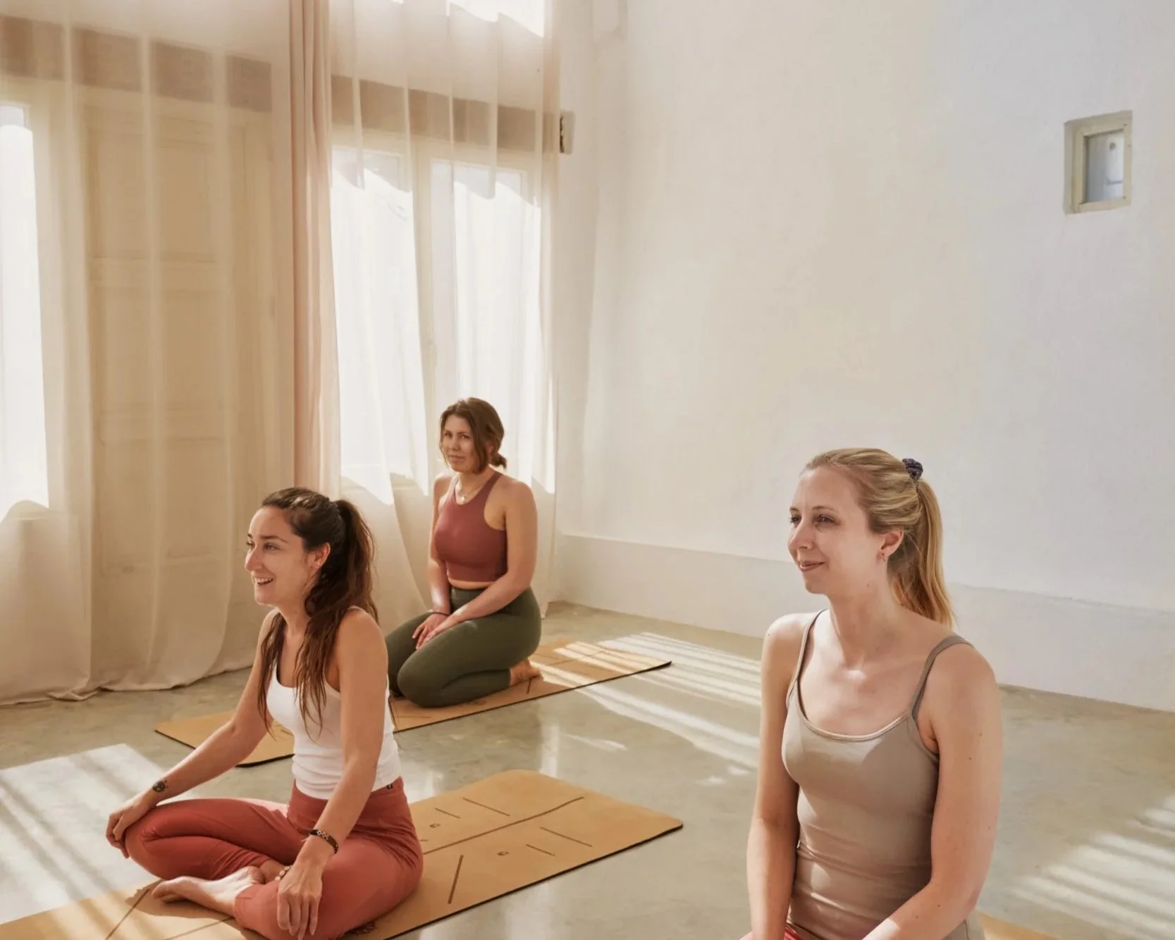 Women’s yoga retreat in Spain for relaxation and wellbeing.