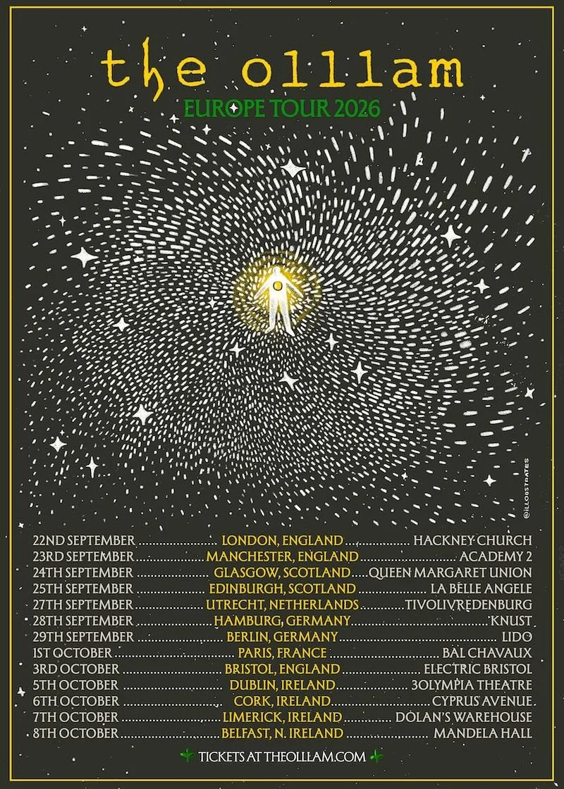 The olllam Europe Tour 2026 poster