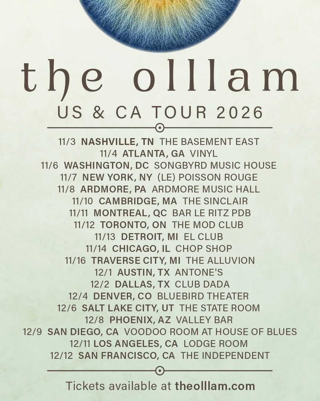 The Olllam US and California Tour 2026