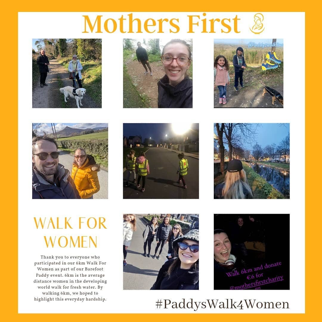 A massive THANK YOU to everyone who joined us virtually by walking for women on the 8th-15th of March. Here is a sample of all our wonderful participants.

On International Womens Day, Paddy walked 8-miles in his locality barefoot whilst fasting to s