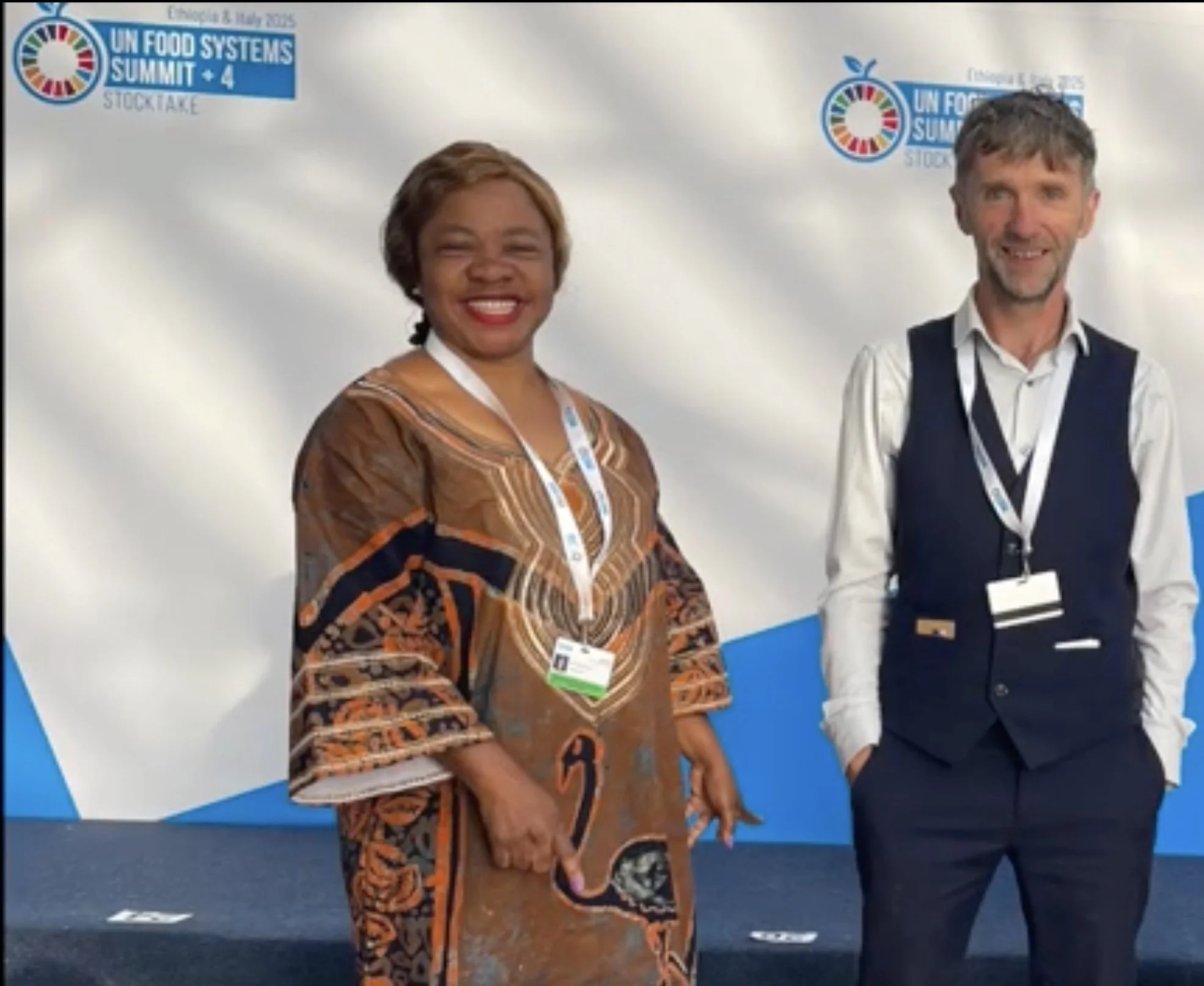  Founders of Mothers First and Rainbow  Women Development met at the Food System Summit in Ethiopia  in July 2025