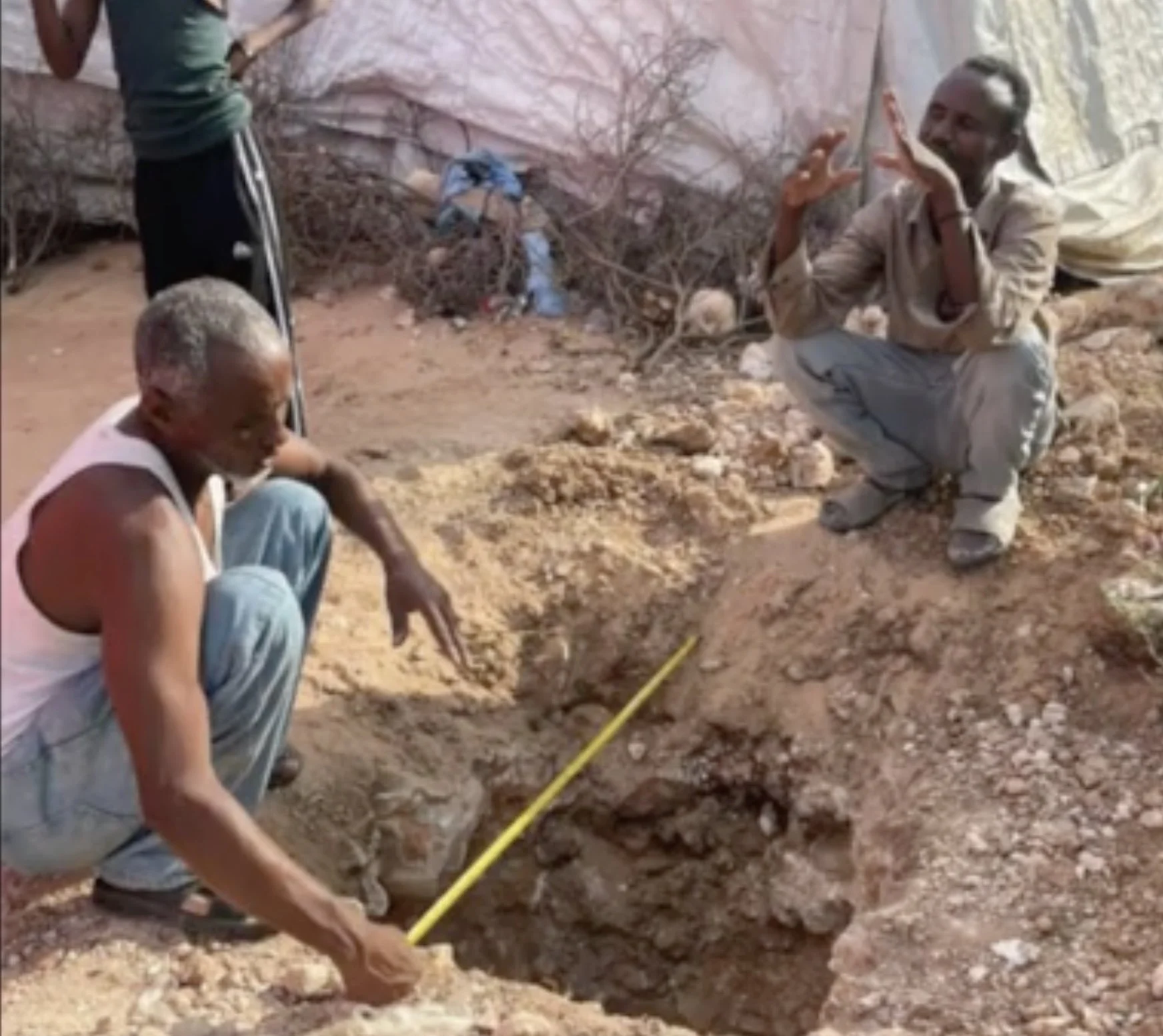 All work in the village is carried out by the community themselves. 