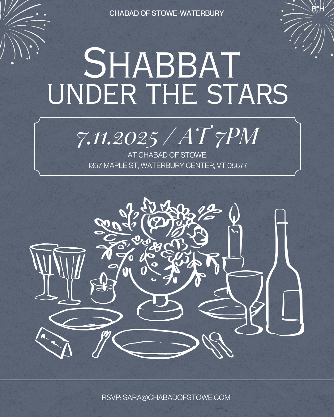 Shabbat Under the Stars