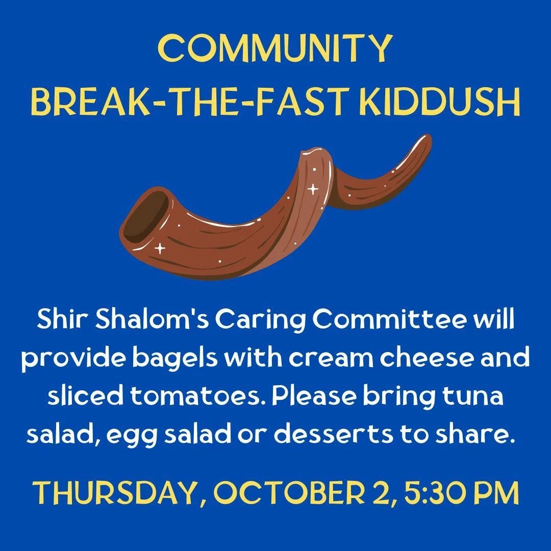 Community Break-The-Fast Kiddish