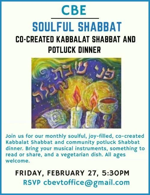 CBE Soulful Shabbat