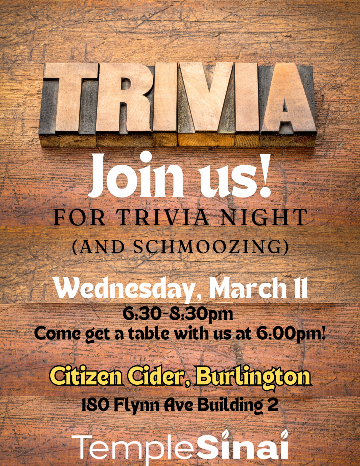 Trivia at Citizen Cider