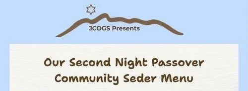 2nd Night Passover Community Seder