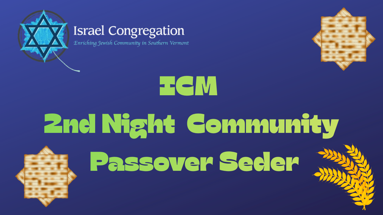 Seder at Israel Congregation