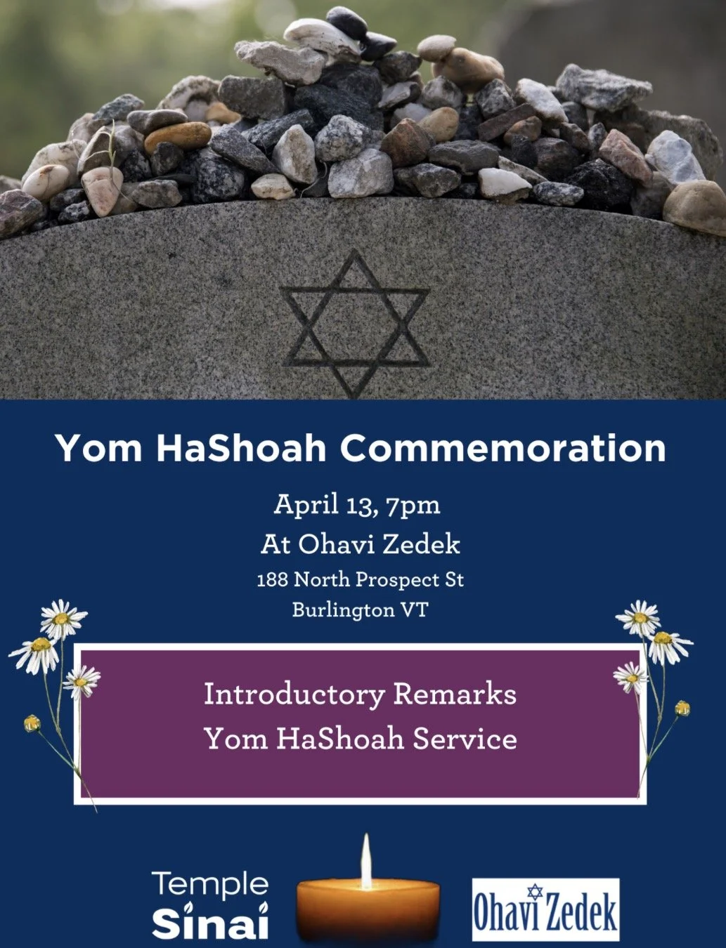 Yom HaShoah, Holocaust Memorial Event