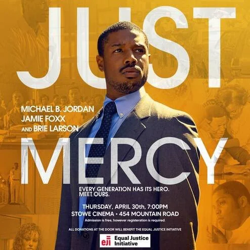 Interfaith Movie Night -Just Mercy at the Stowe Cinema