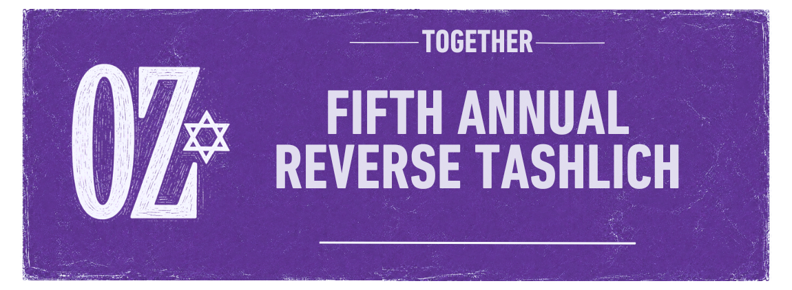 Reverse Tashlich waterway cleanup