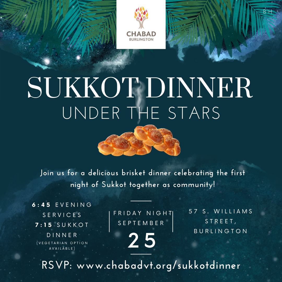 SUKKOT DINNER UNDER THE STARS  
