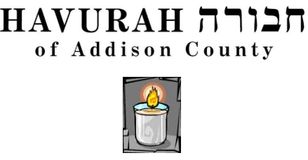 October 7 Memorial & Gathering with Havurah of Addison Cty