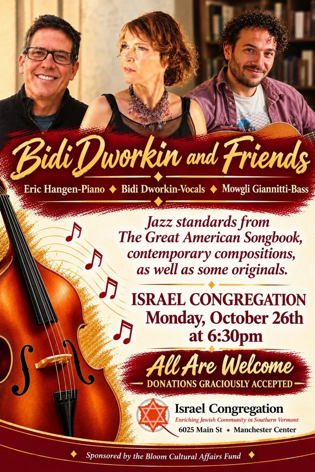 Bidi Dworkin and Friends - Jazz concert at ICM
