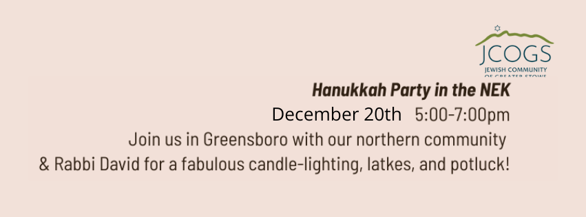 Hanukkah Party in the NEK