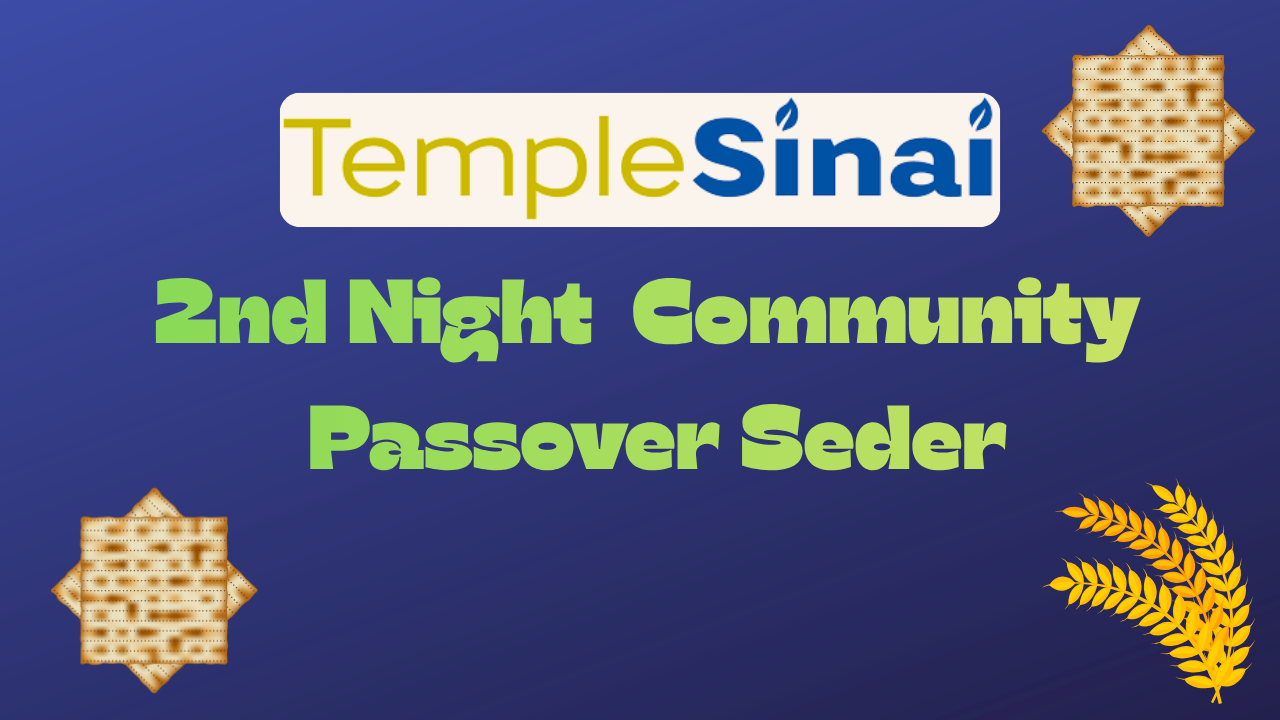 Community Passover Seder- event full