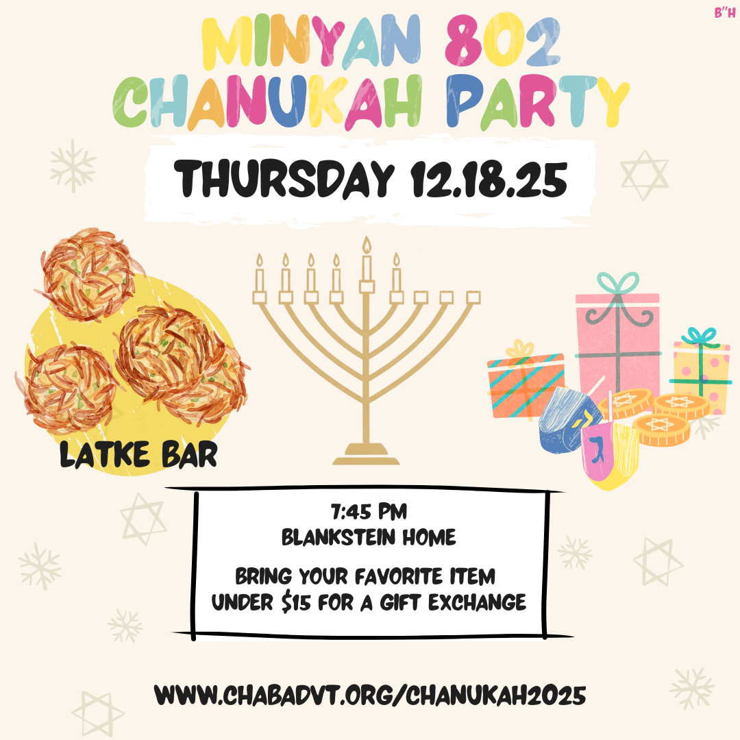 Minyan 802 Chanukah Party