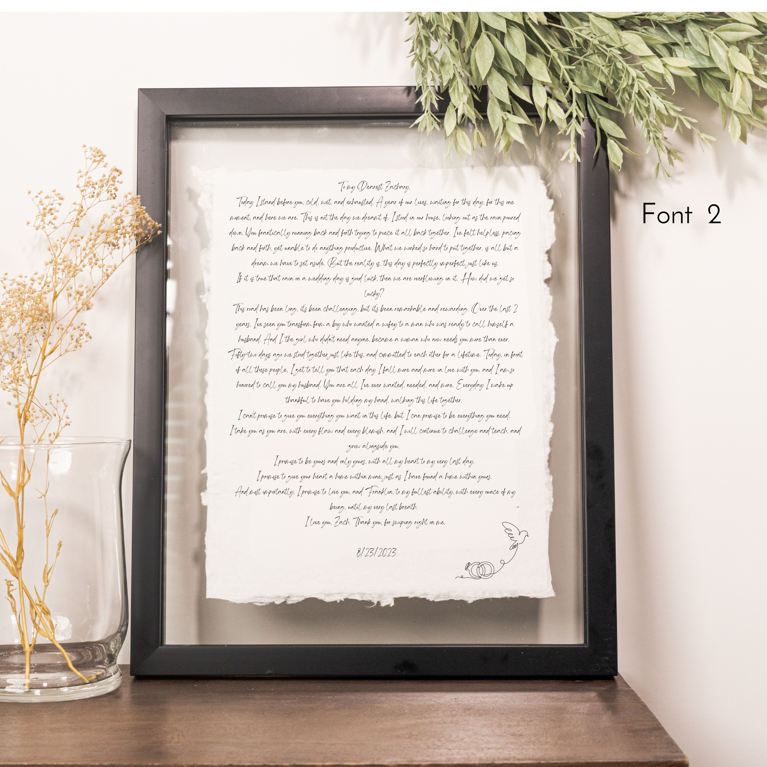 10 Things to Do With Your Wedding Vows After the Big Day