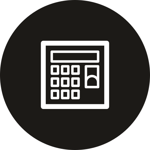 Icon of a calculator
