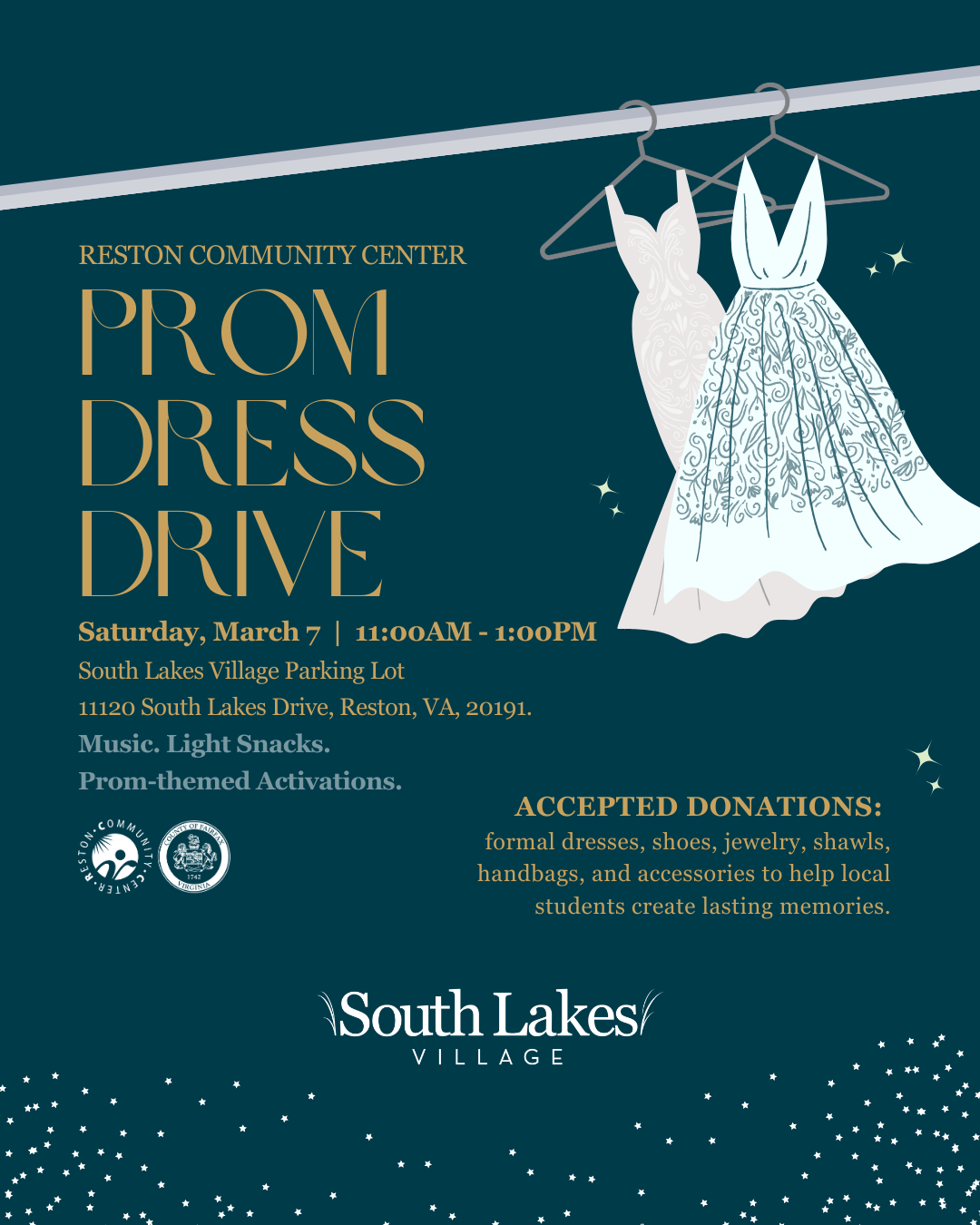 Reston Community Center Prom Dress Drive
