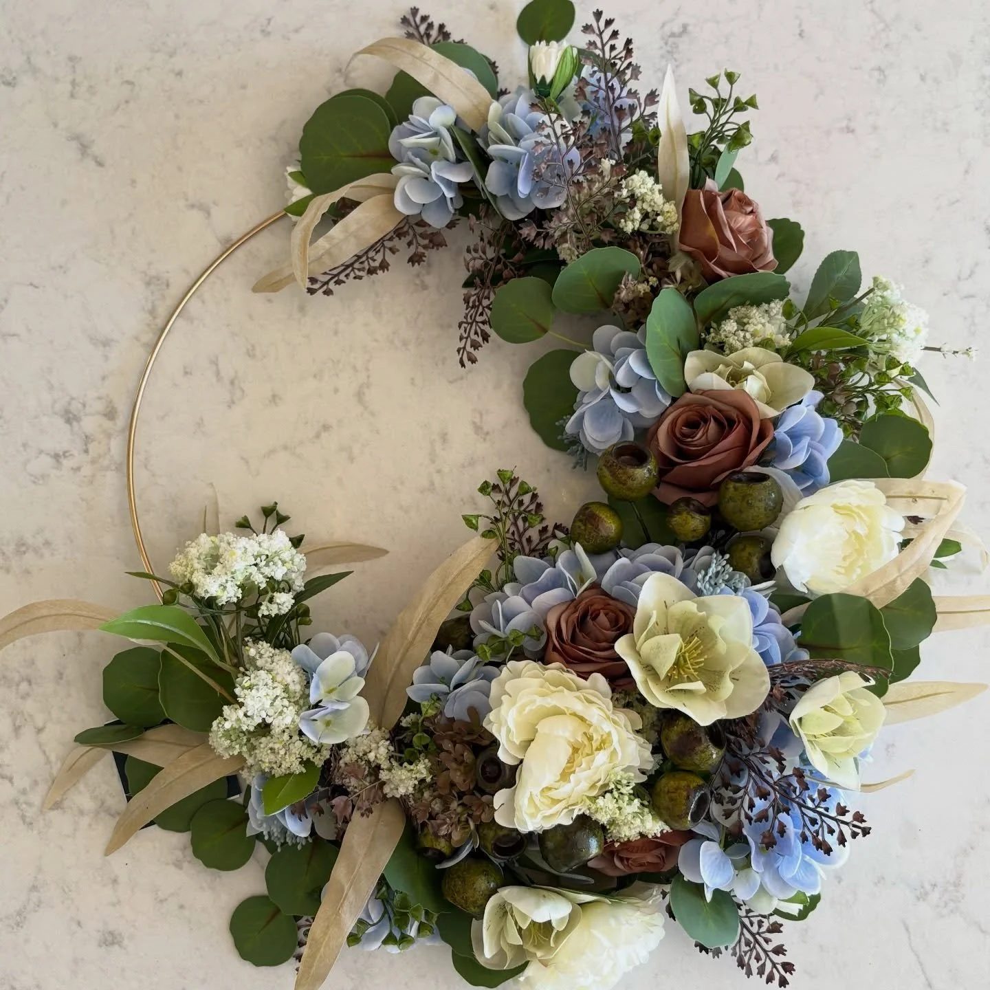 This is Anne. Inspired by my very chic, French MIL who has impeccable style. I love this wreath as much as I love her!