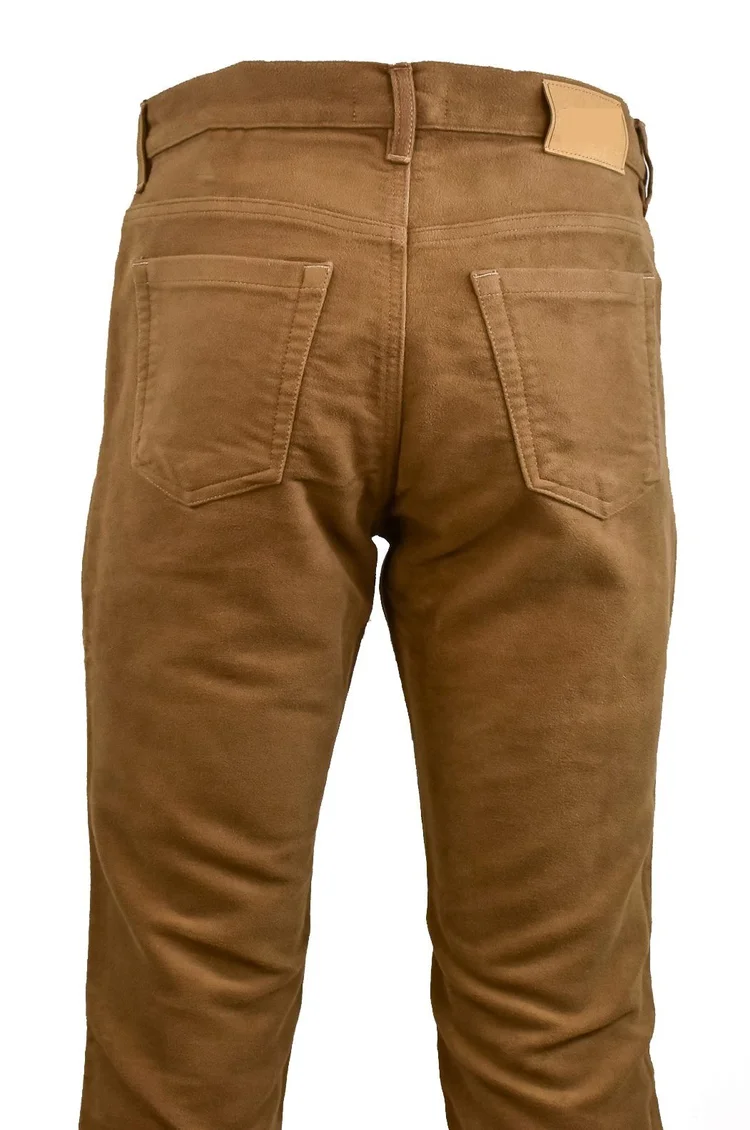Moleskin Plain Front Denim Work Jeans