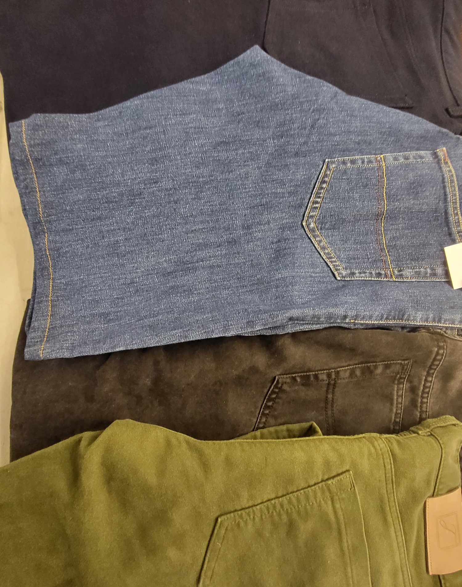 Moleskin Straight-Leg Jeans