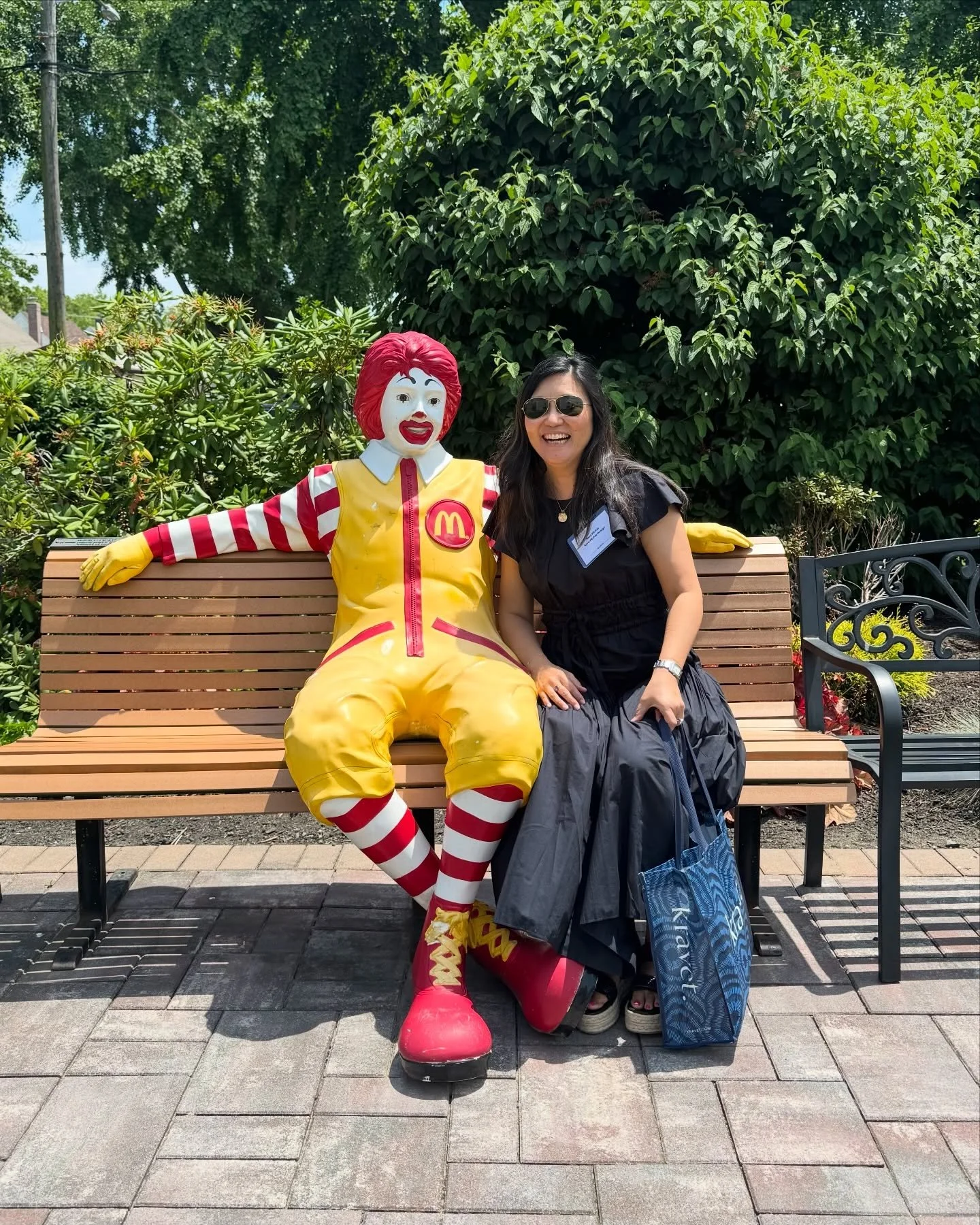 Why am I sitting with Ronald McDonald you ask? I am beyond honored and excited to be designing a family guest suite at the new Ronald McDonald House in Stony Brook, NY. This charity is near to my heart but more about that later. The Ronald McDonald H